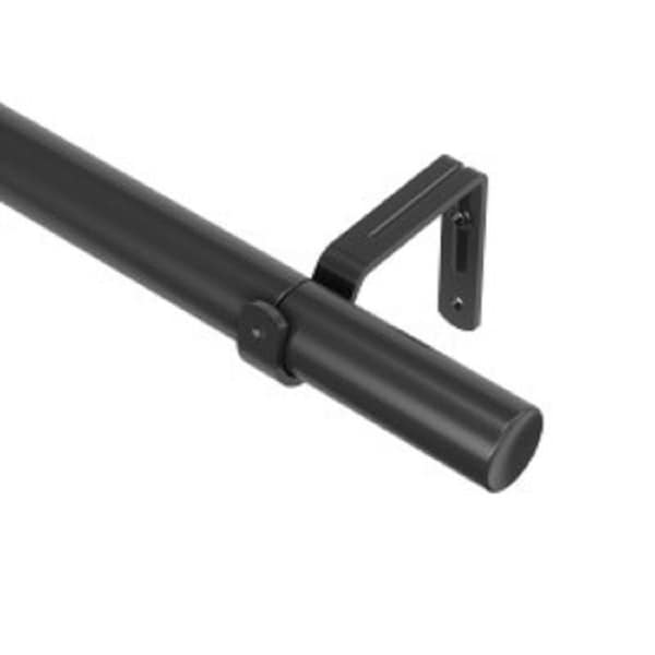 Umbra Umbra Zen Matte Black Curtain Rod 32 in. L X 128 in. L 1017186-038 - main
